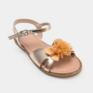 Girls Sandal 1338-Golden