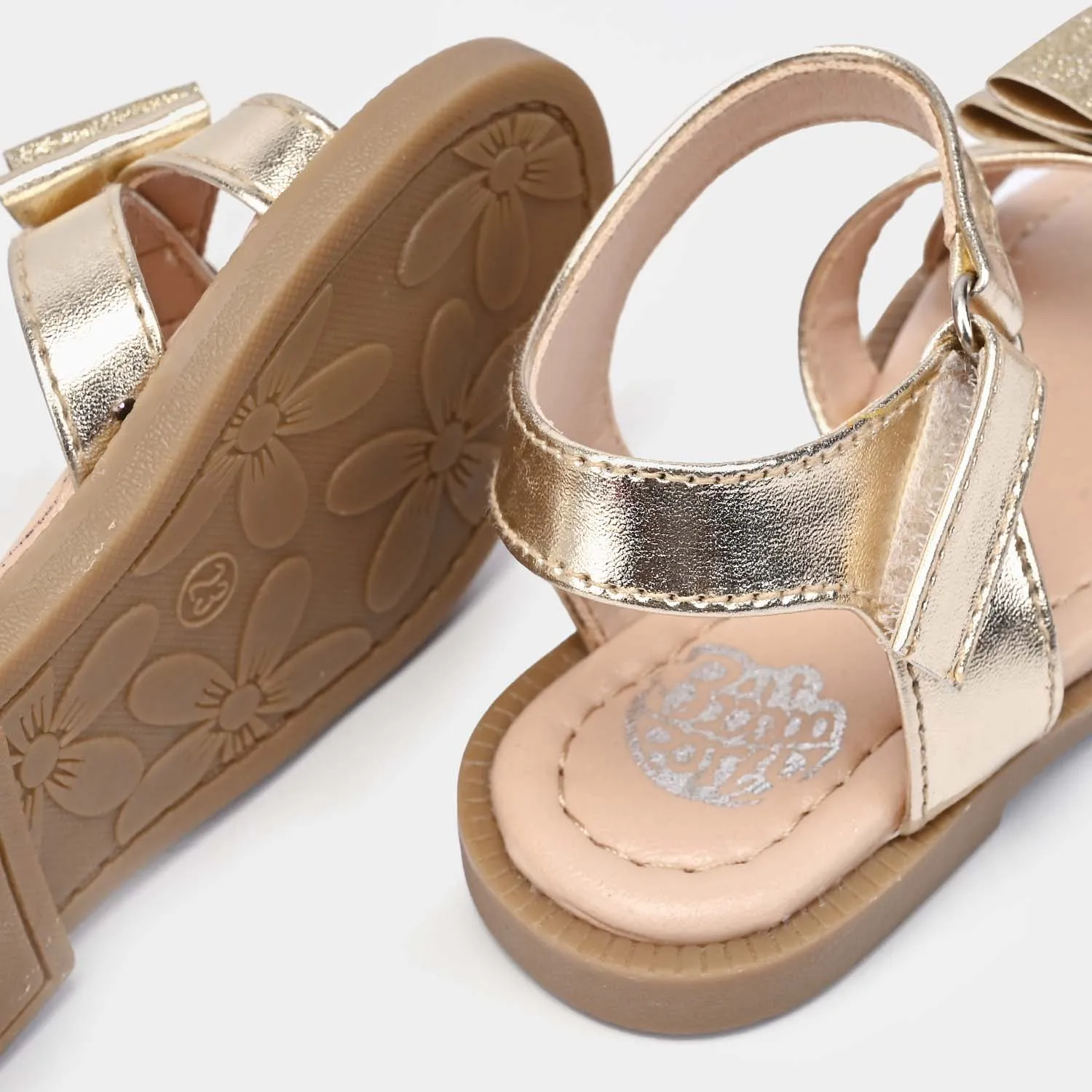 Girls Sandal 456-58-Golden