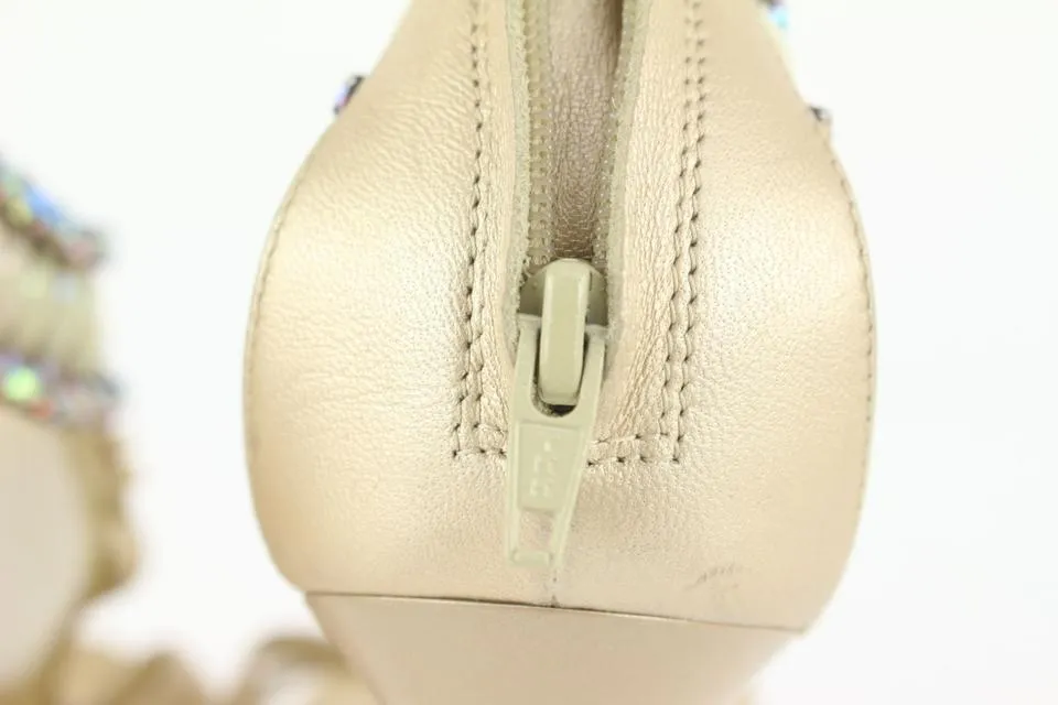 Giuseppe Zanotti Women's 36 Jeweled T-Strap Sandal 1GZ1209