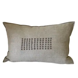 Grid Embroidered - Mule