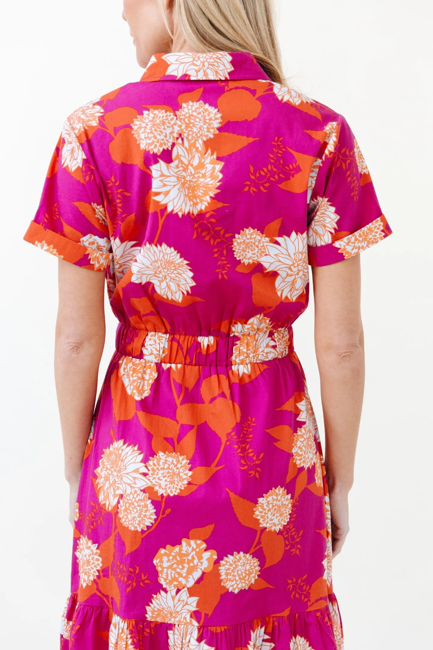 Gwyneth Dress in Dahlia Flourish