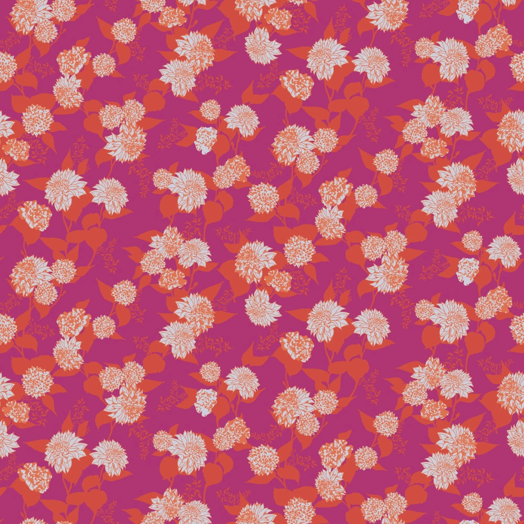 Gwyneth Dress in Dahlia Flourish