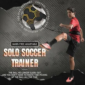 Hands-Free Adjustable Solo Soccer Trainer