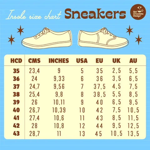 HCD Sneakers ~ Havana Sz 39 & 40 ONLY