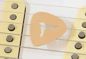 Hummingbird on Guitar Pick in Bronze