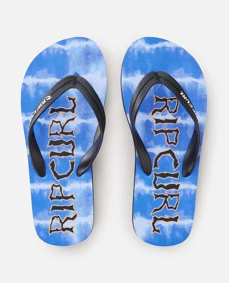 Island Bloom Open Toe Thongs - Boys