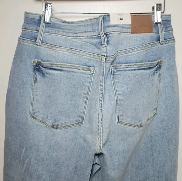 Judy Blue High Rise Straight Fit Jeans Size 14W NWT