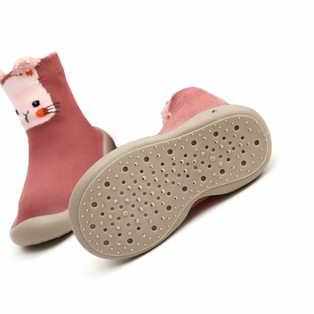 Kid's Anti-slip Soft Shoe Socks (2x Pair)