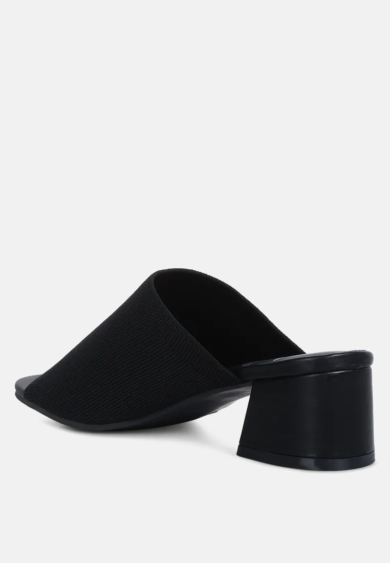 Knitted Round Toe Sandal