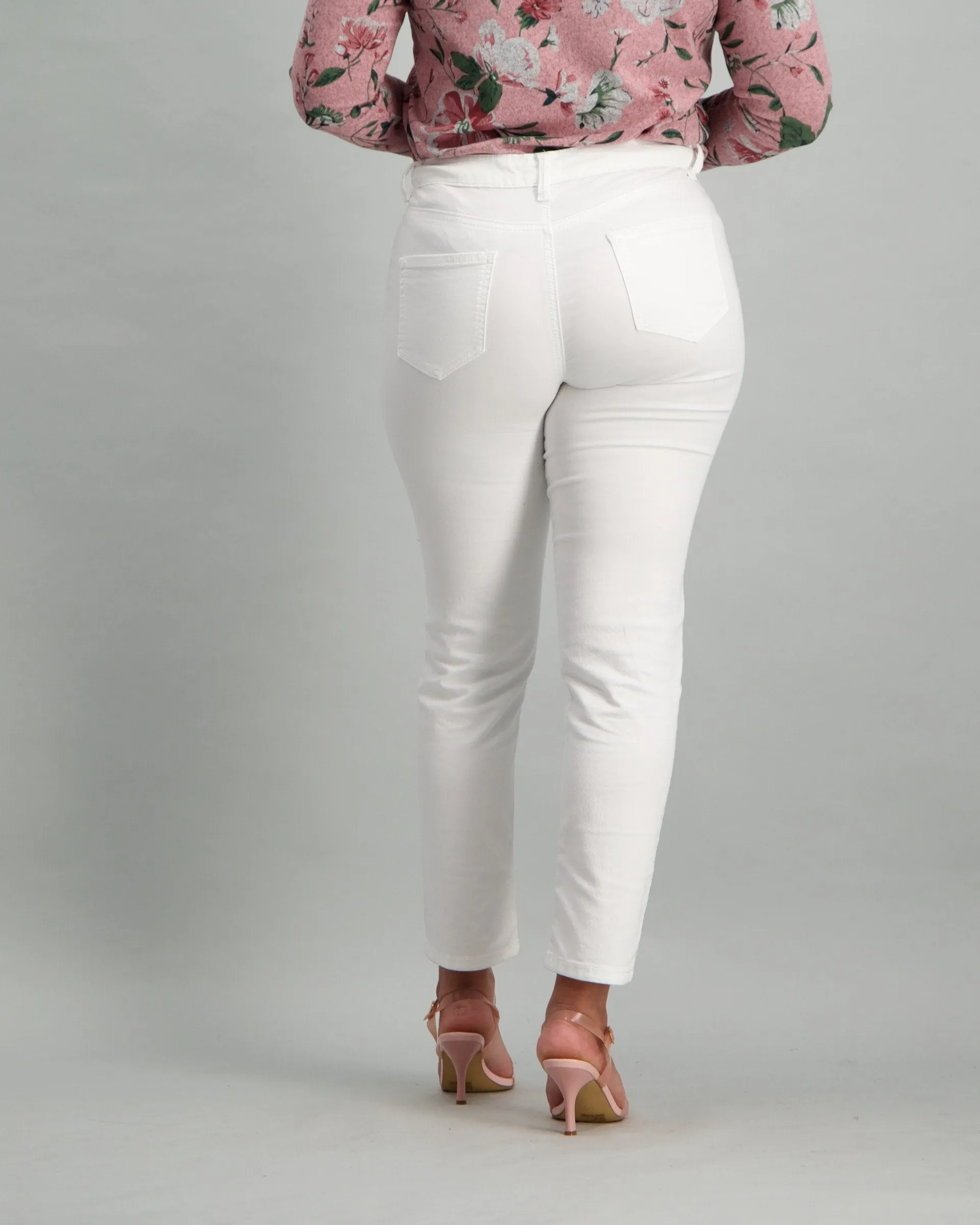 Ladies Stretch Pants - White