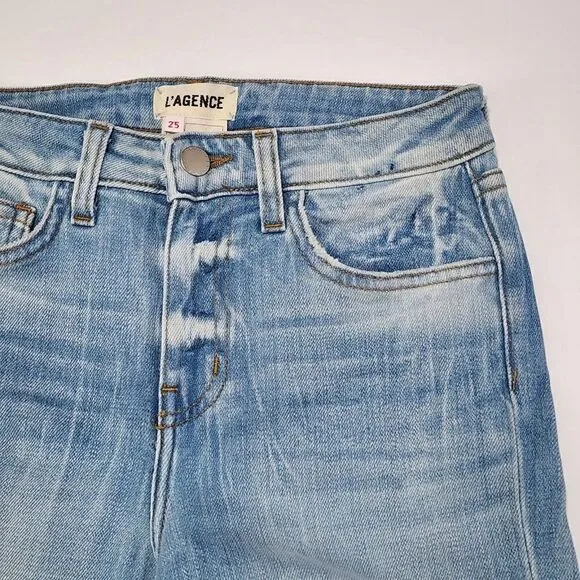 L'Agence - Size 25 El Matador in Belmont French Slim Skinny Crop Stretch Jeans