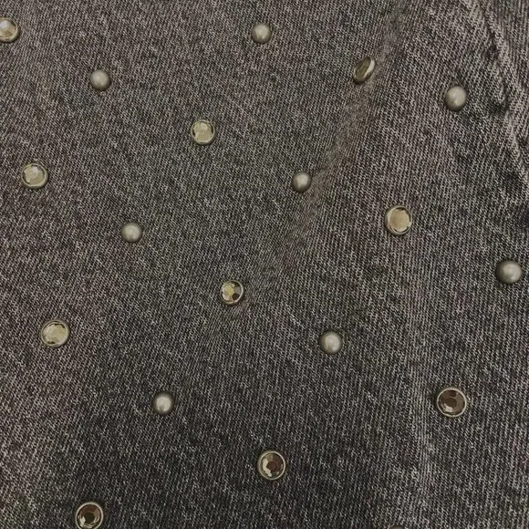 Levi's 501 Original Cropped studded jeans