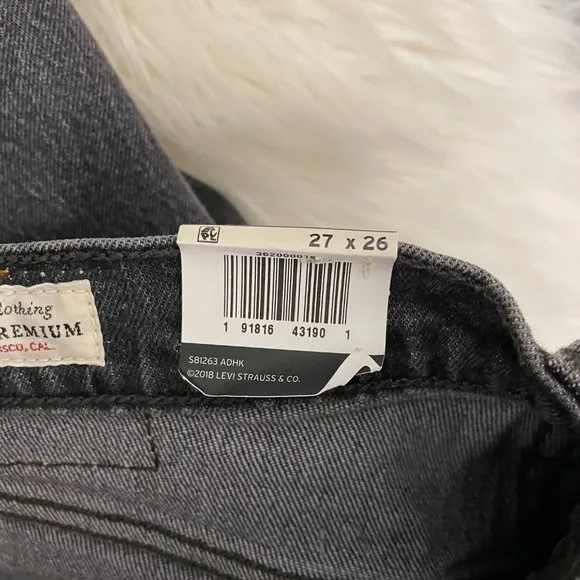 Levi's 501 Original Cropped studded jeans