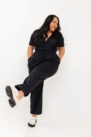 little black jumpsuit