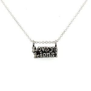 Love Ya Lions! Slide Necklace