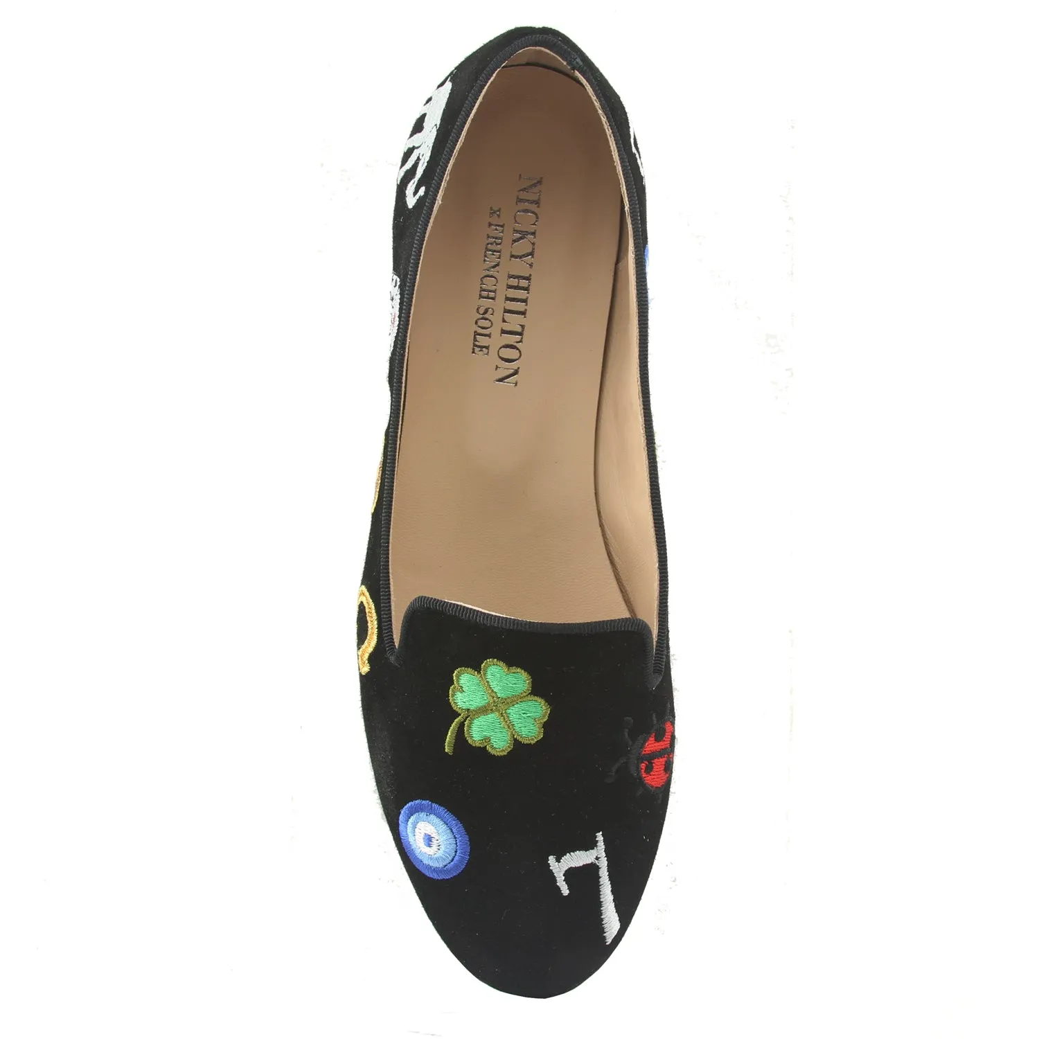 Lucky - Black Suede