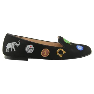 Lucky - Black Suede