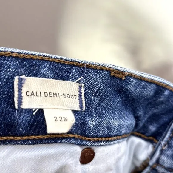 MADEWELL Plus Cali Demi-Boot Jeans in Glenside Wash {3A44}