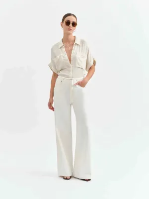 Madison Mid Rise Wide Leg