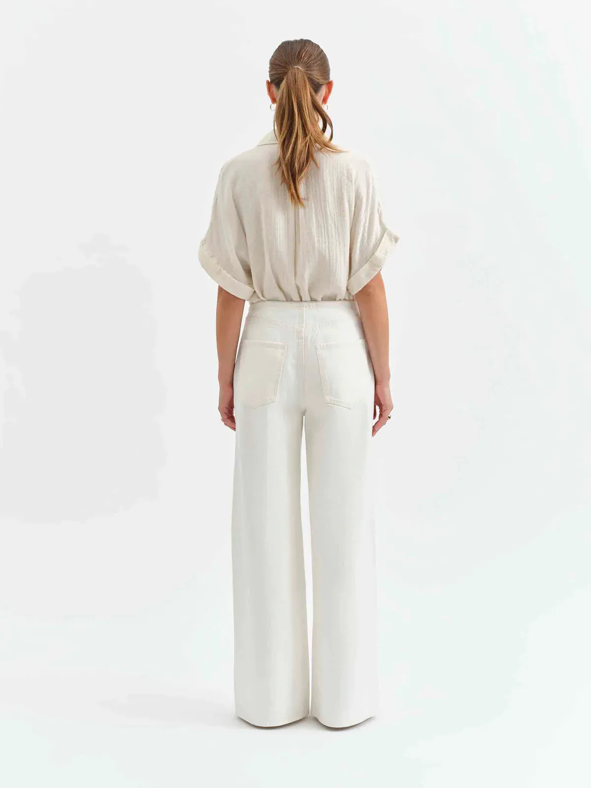 Madison Mid Rise Wide Leg