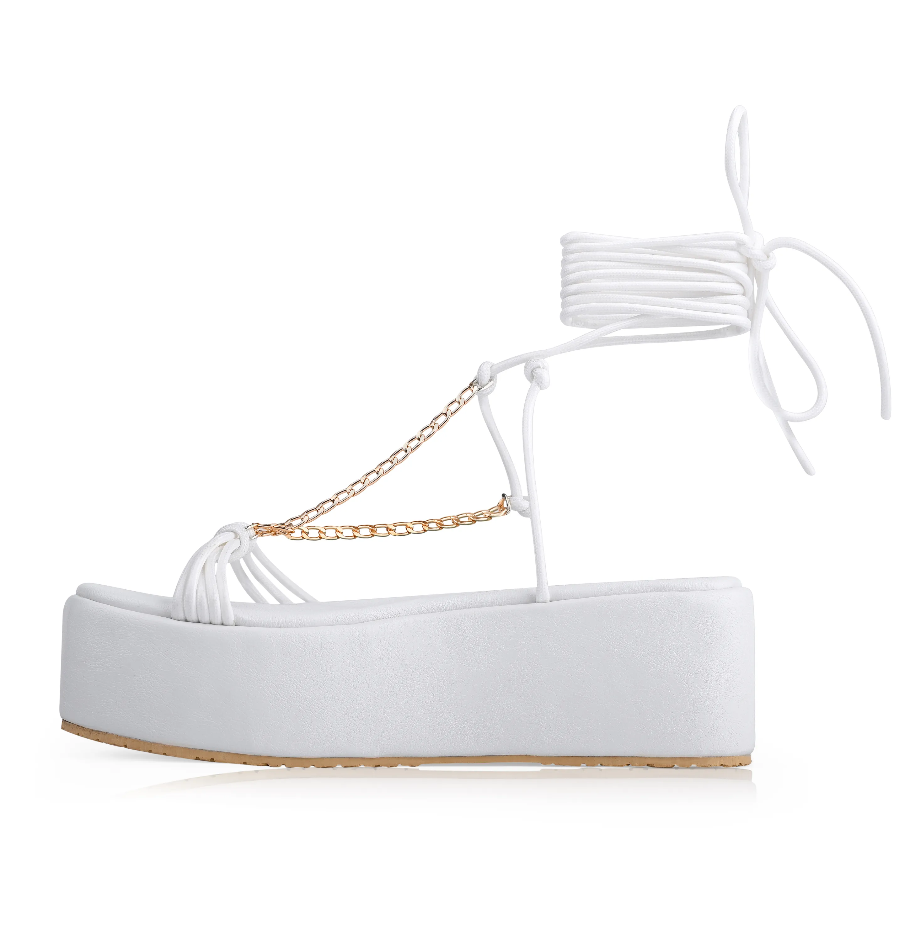MAYORIYA WHITE SLIPPERS