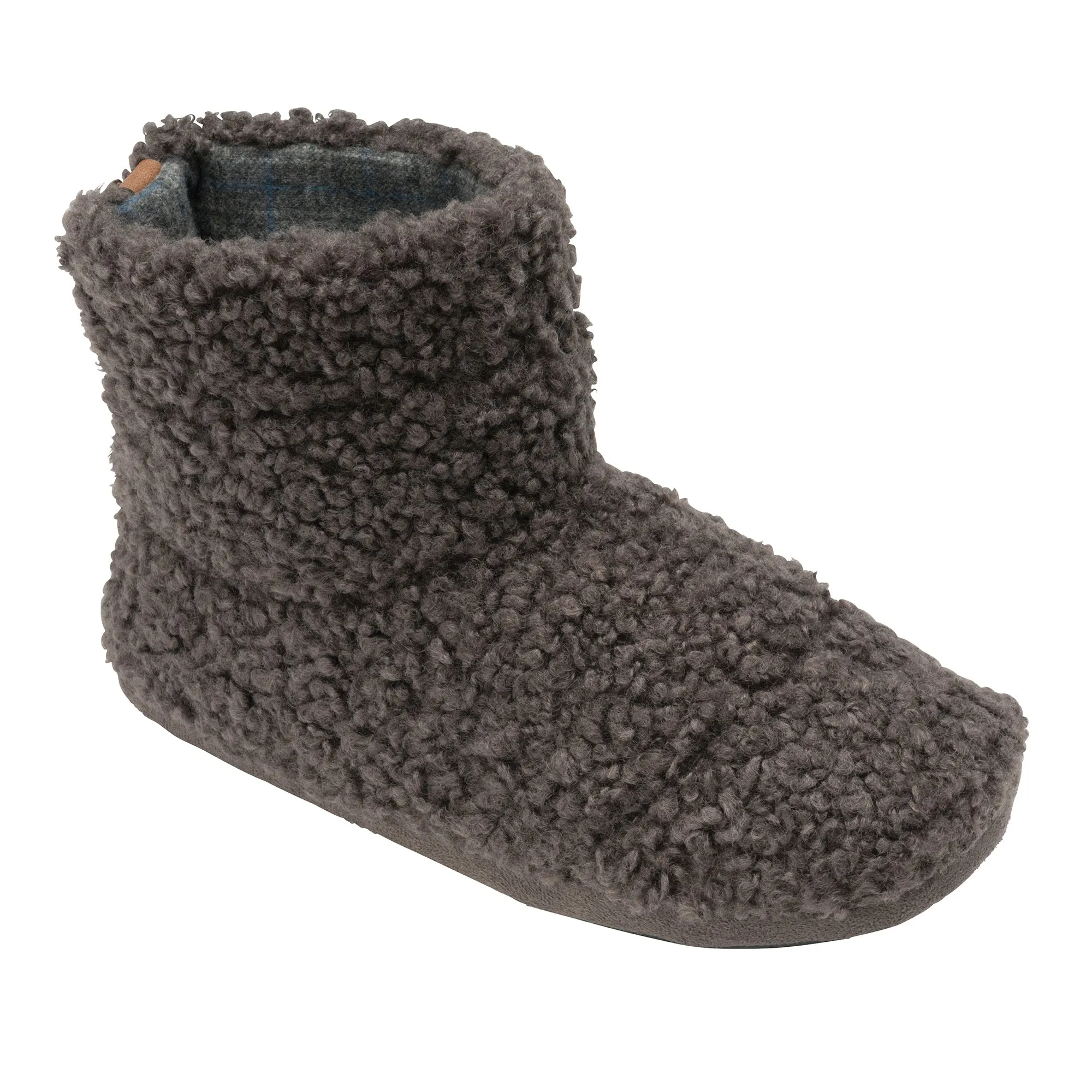 Mens Furry Sherpa Memory Foam Slipper Boots (6 Sizes)