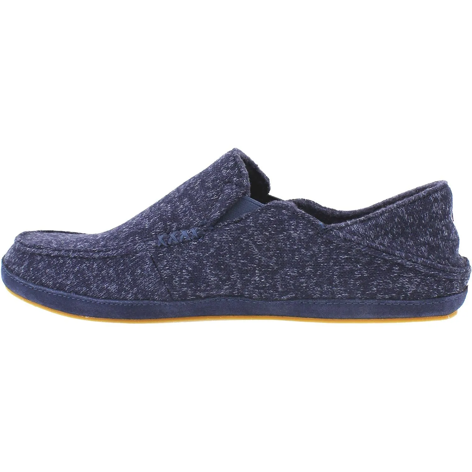 Men's OluKai Moloa Hulu Trench Blue/Trench Blue Knit Fabric