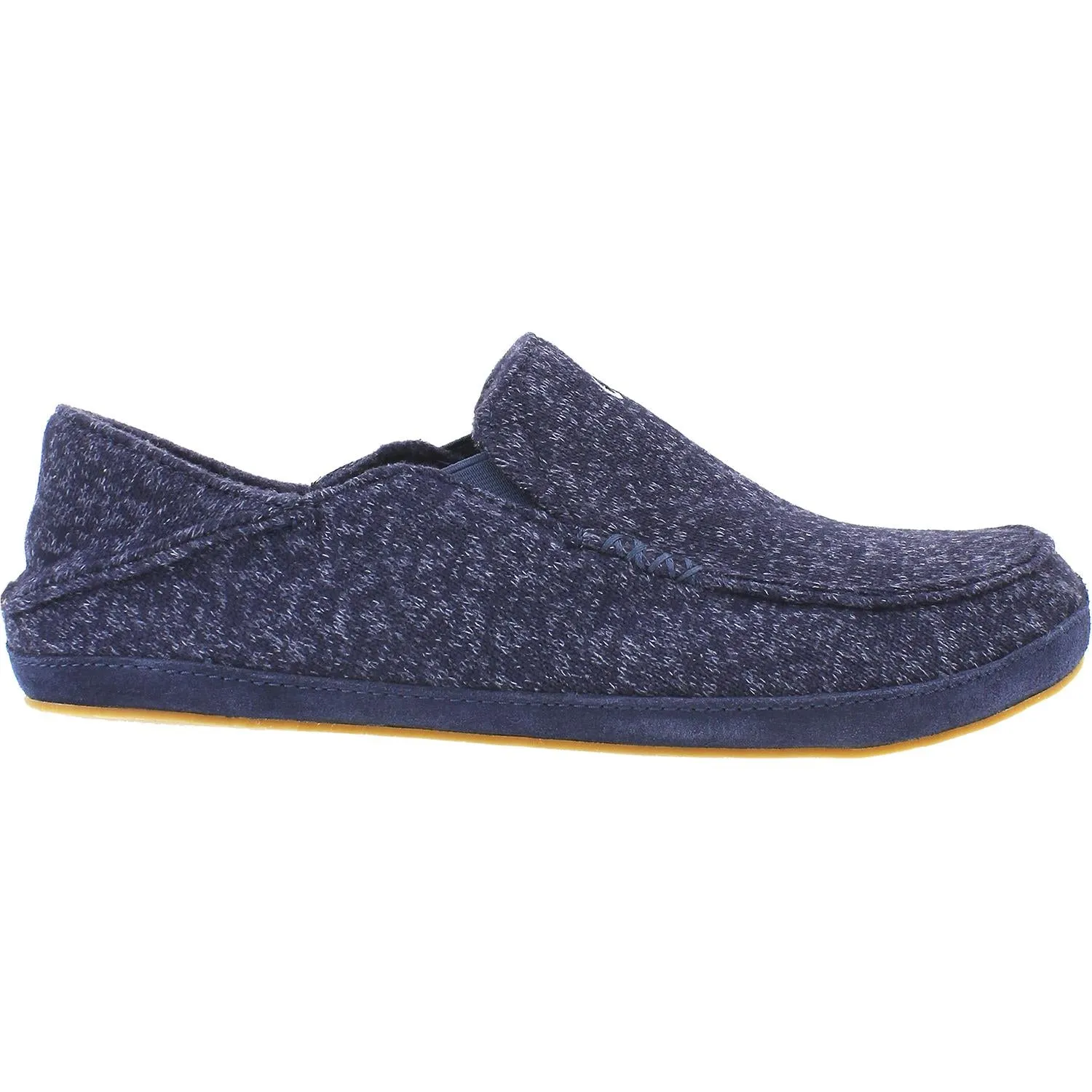 Men's OluKai Moloa Hulu Trench Blue/Trench Blue Knit Fabric