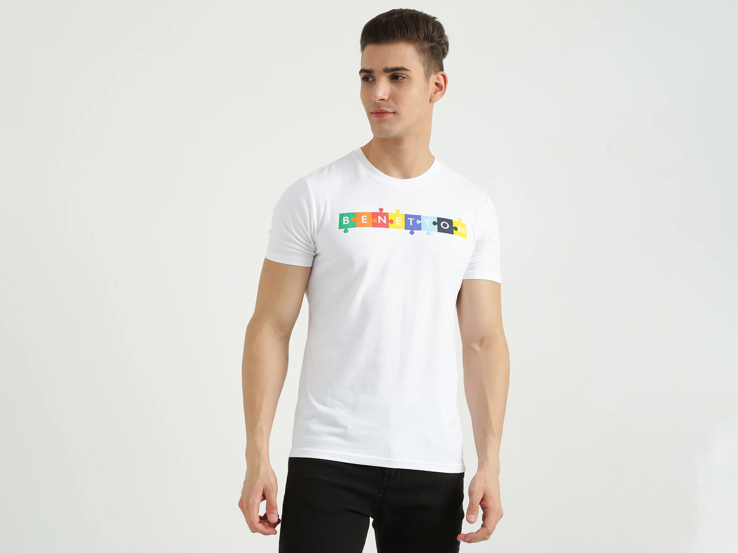 Mens Short Sleeve Printed T-Shirt