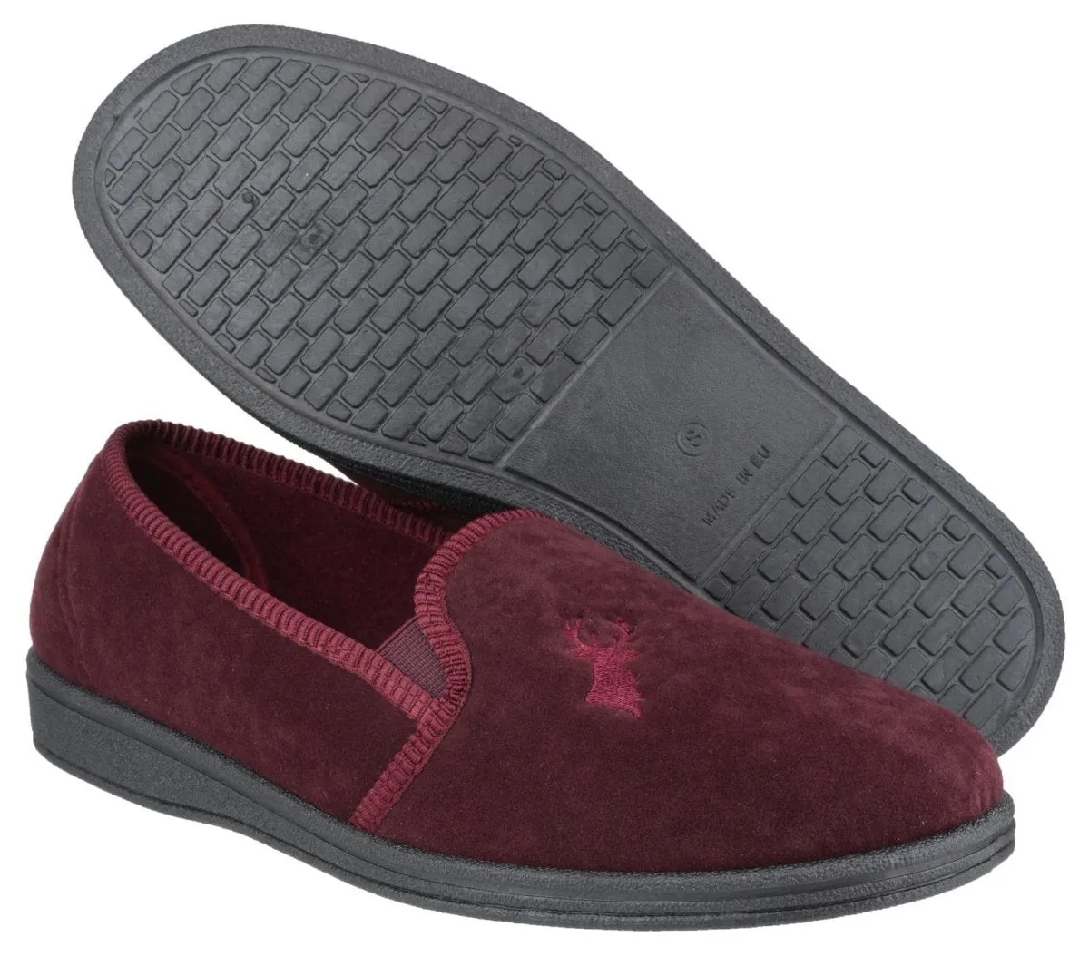 Mirak Stag Classic Slip On Mens Slippers