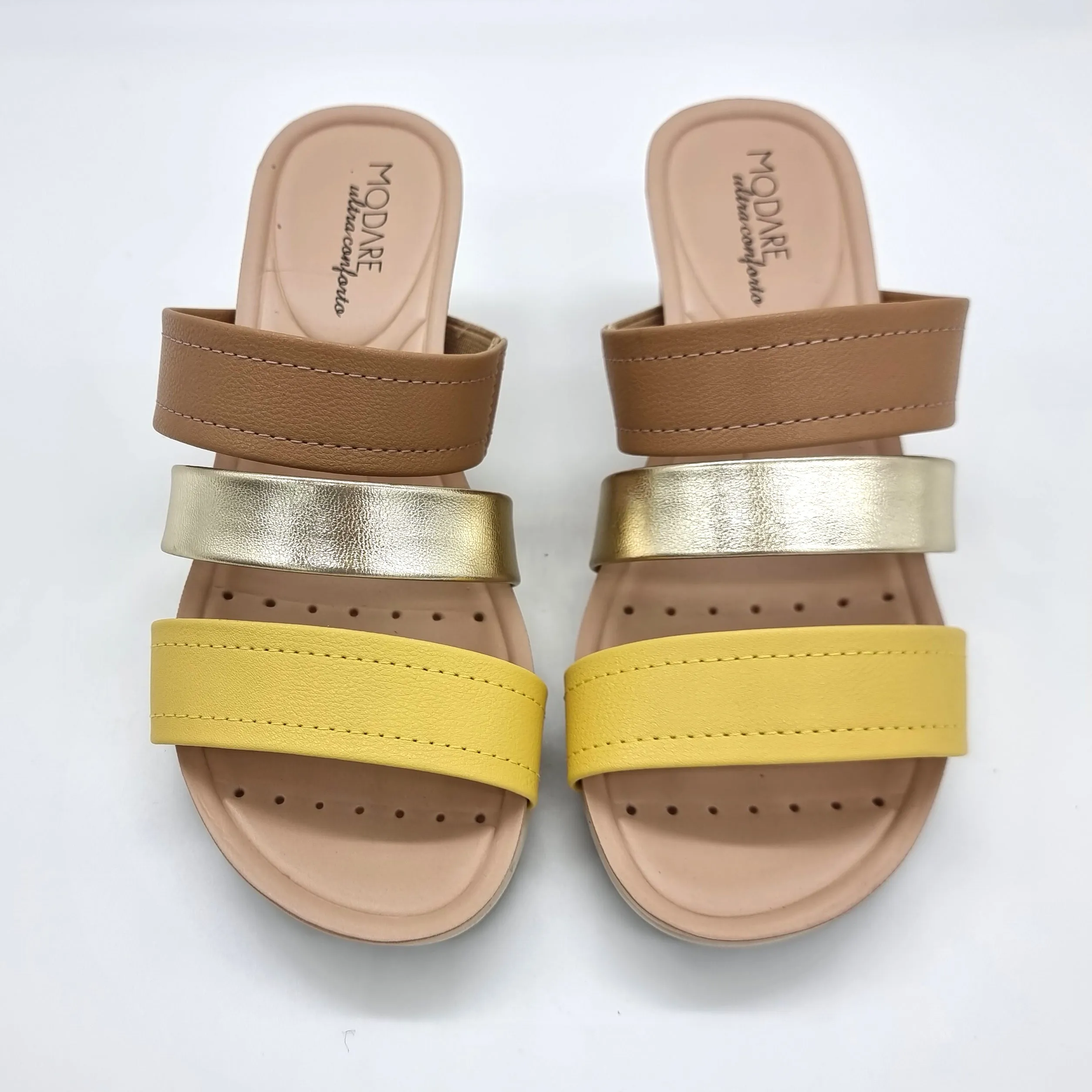 Modare 7123-139 Comfort Wedge Mule in Tan