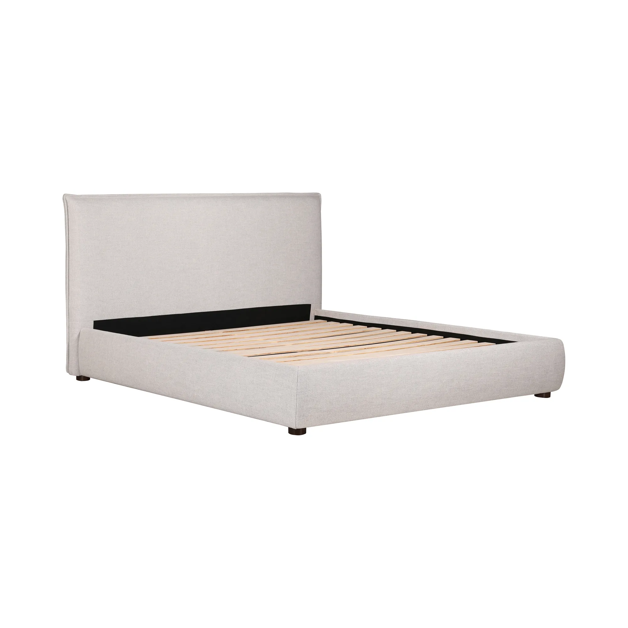 Moe's Home Collection Luzon Wheat Upholstered Queen Size Bed