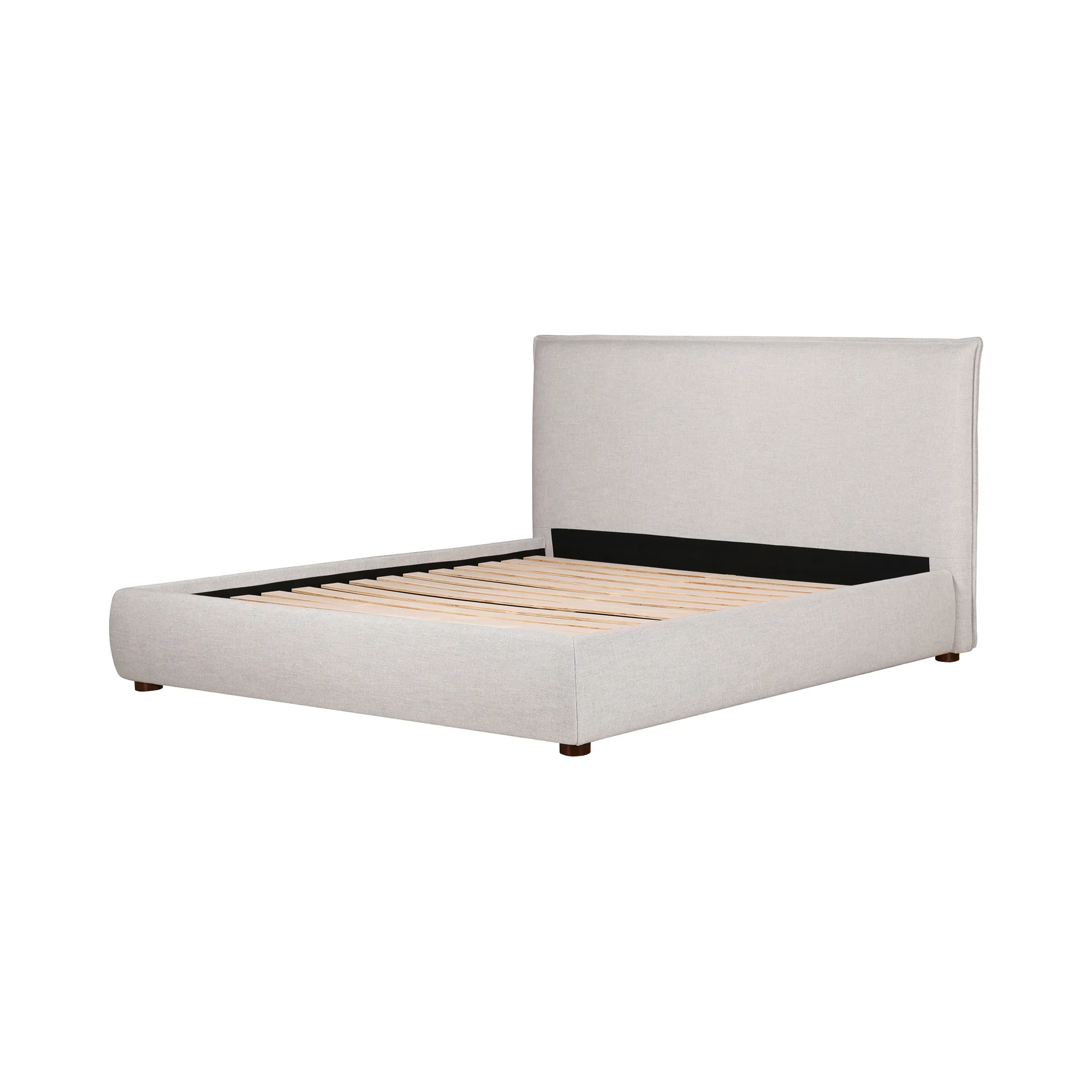 Moe's Home Collection Luzon Wheat Upholstered Queen Size Bed