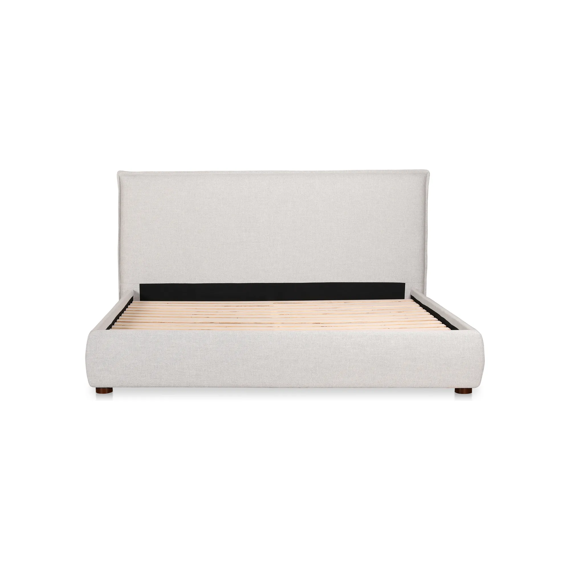 Moe's Home Collection Luzon Wheat Upholstered Queen Size Bed