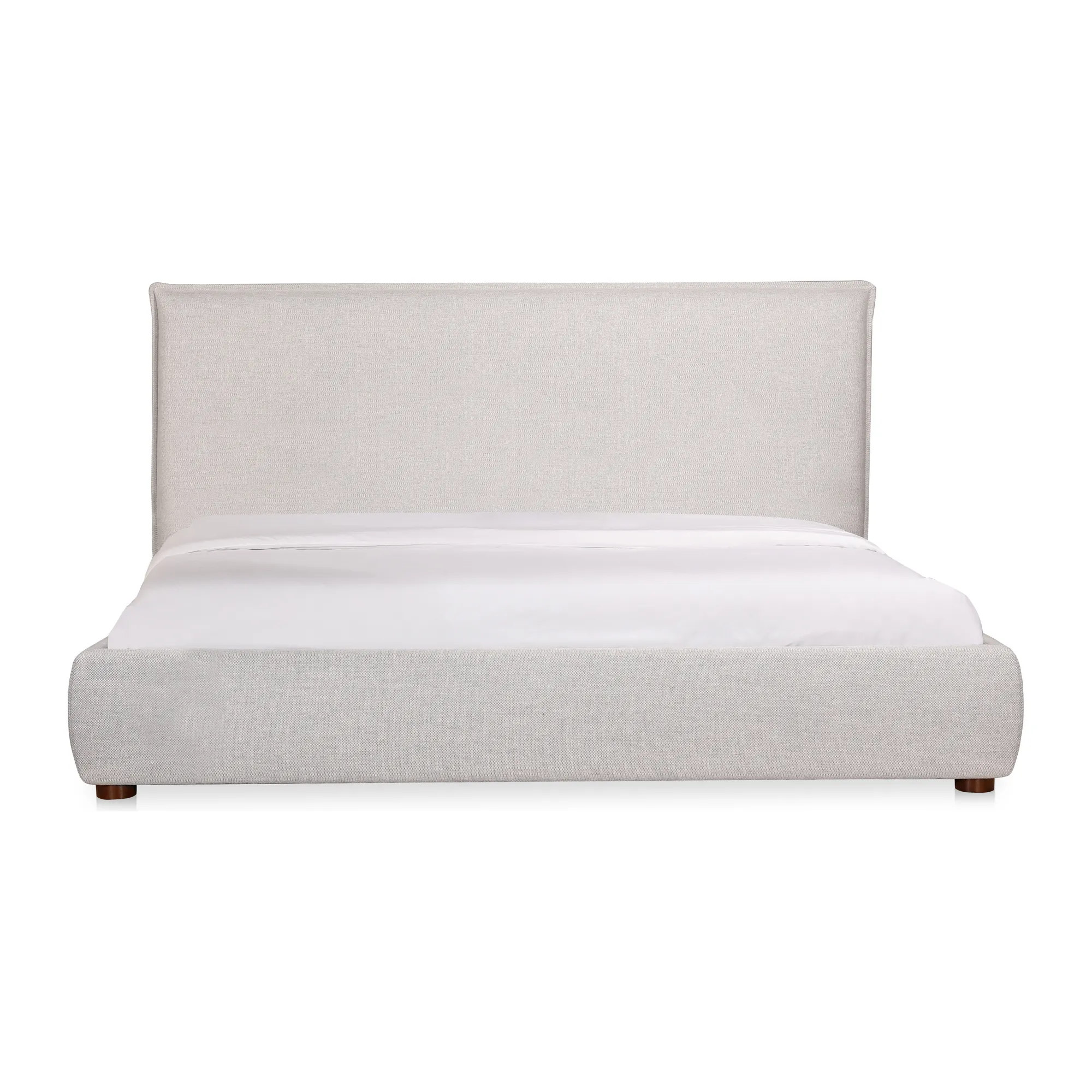 Moe's Home Collection Luzon Wheat Upholstered Queen Size Bed