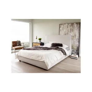 Moe's Home Collection Luzon Wheat Upholstered Queen Size Bed