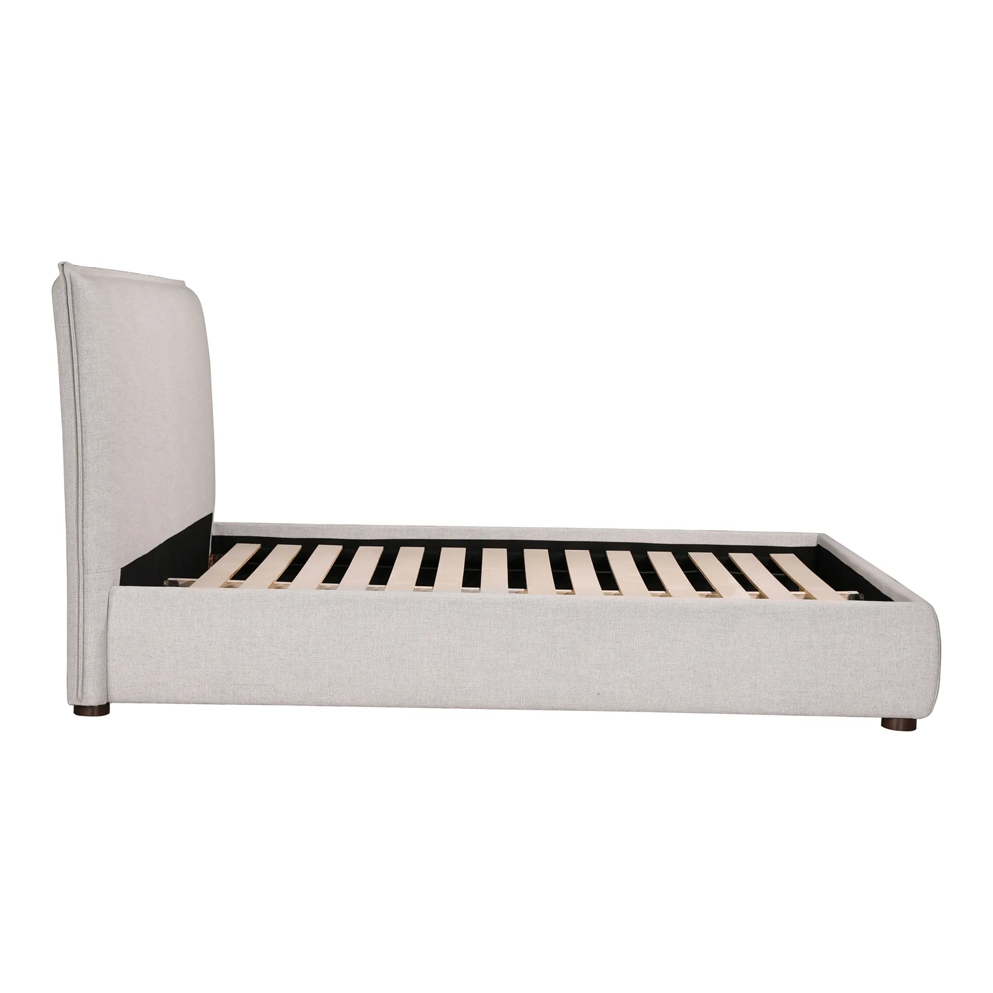 Moe's Home Collection Luzon Wheat Upholstered Queen Size Bed