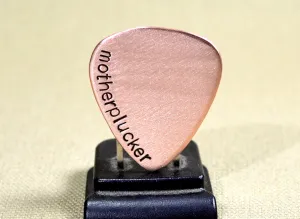 Motherplucker copper guitar pick