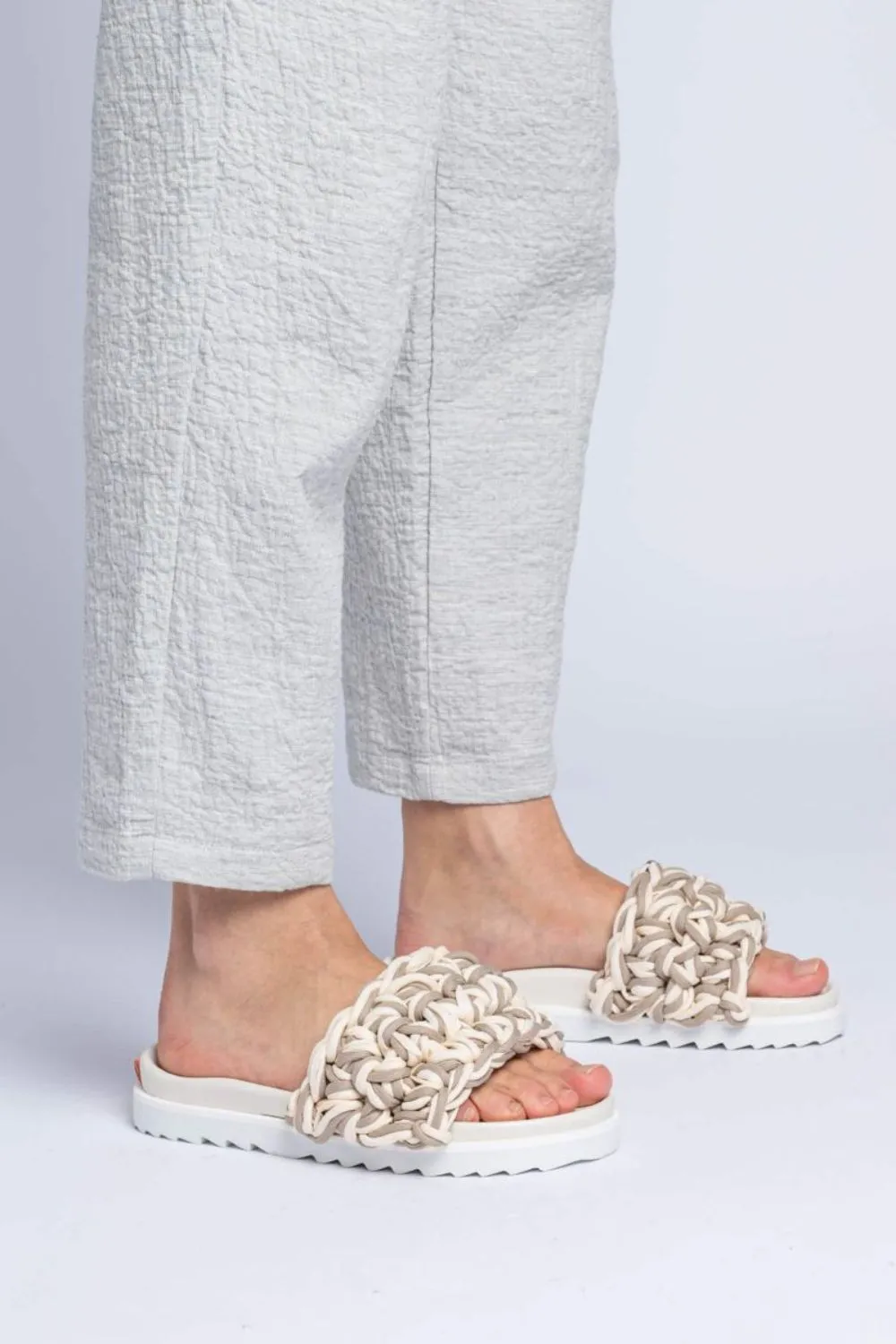Multilace Slide Sandal