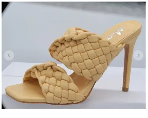 Mz. Vannah Double Woven Heel Sandals