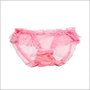 Net Transparent Pink Panty