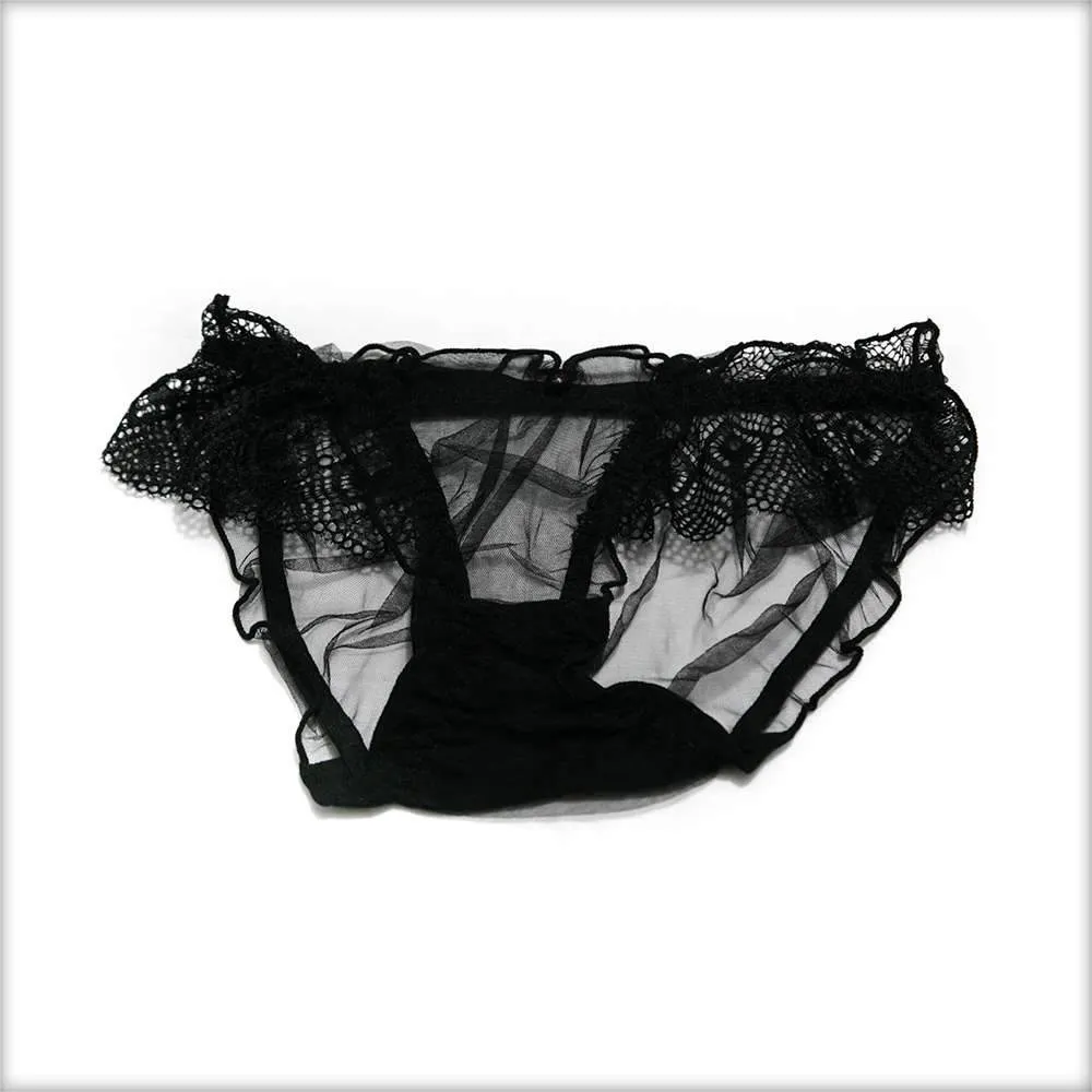 Net Transparent Pink Panty