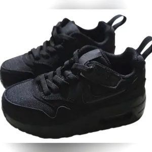 Nike Air Max 1 Size 8 Little kid Easy On Stretch Lace Sneakers DZ3308-001 NWOT