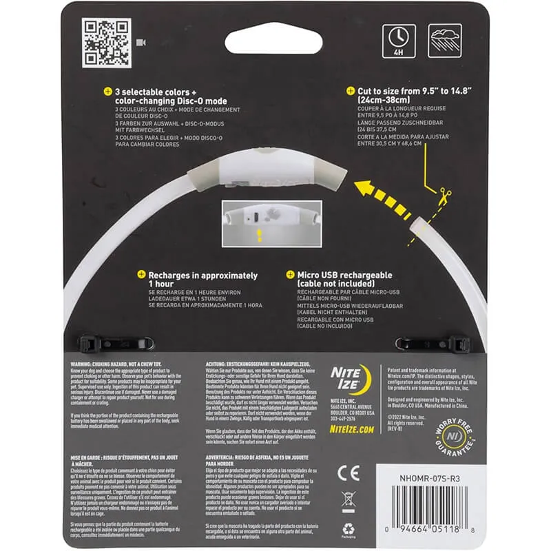 Nite Ize NiteHowl® Mini Rechargeable LED Safety Necklace - Disc-O Select™