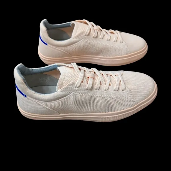 NWOT Rothy's light pink lace up sneakers unisex  Sz W 10 and M 8.5