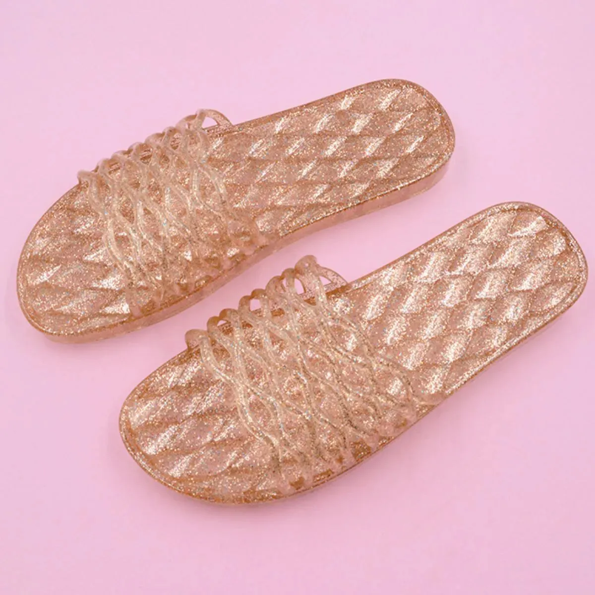 Open Toe Flats Slippers
