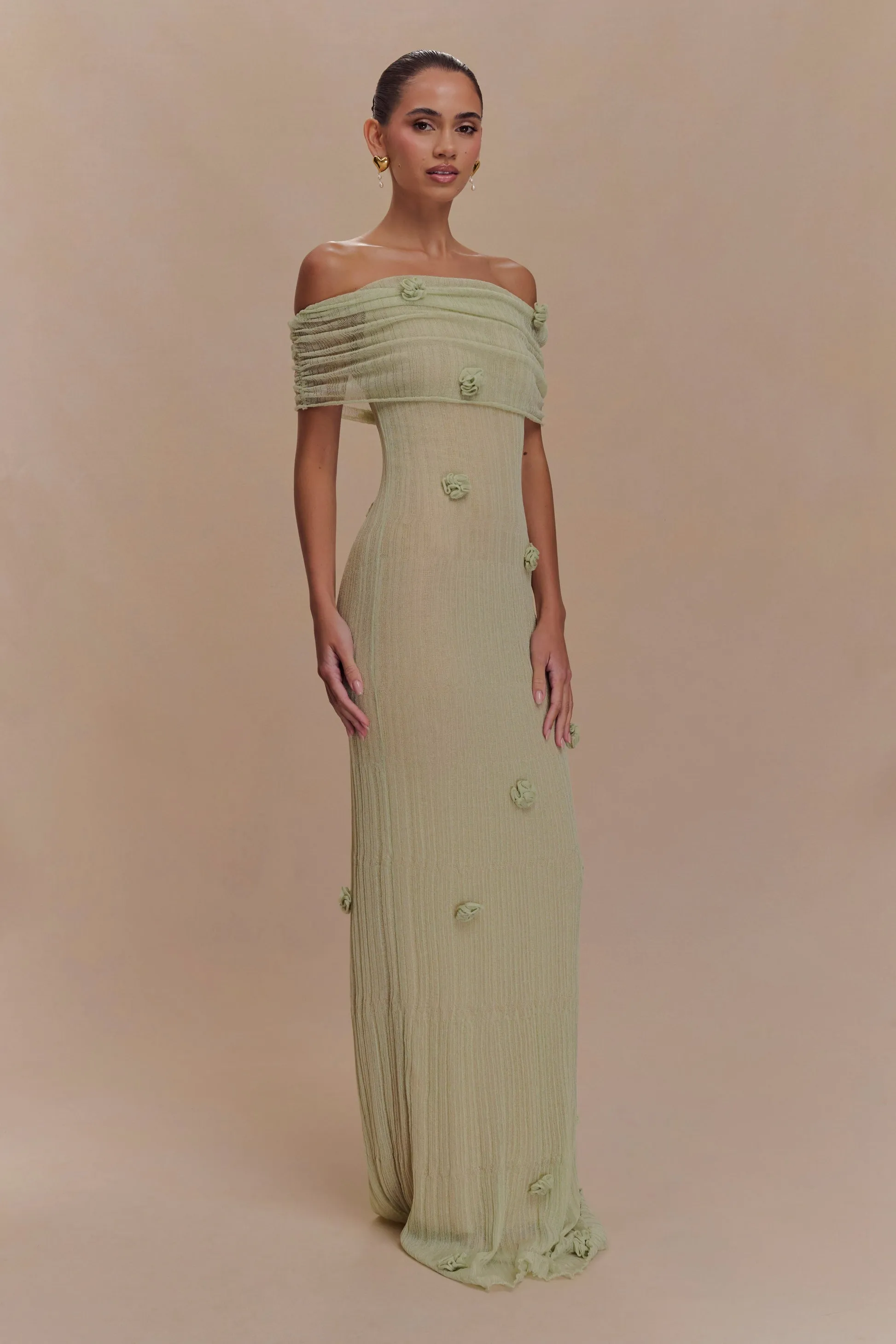 Orchid Knit Maxi Dress
