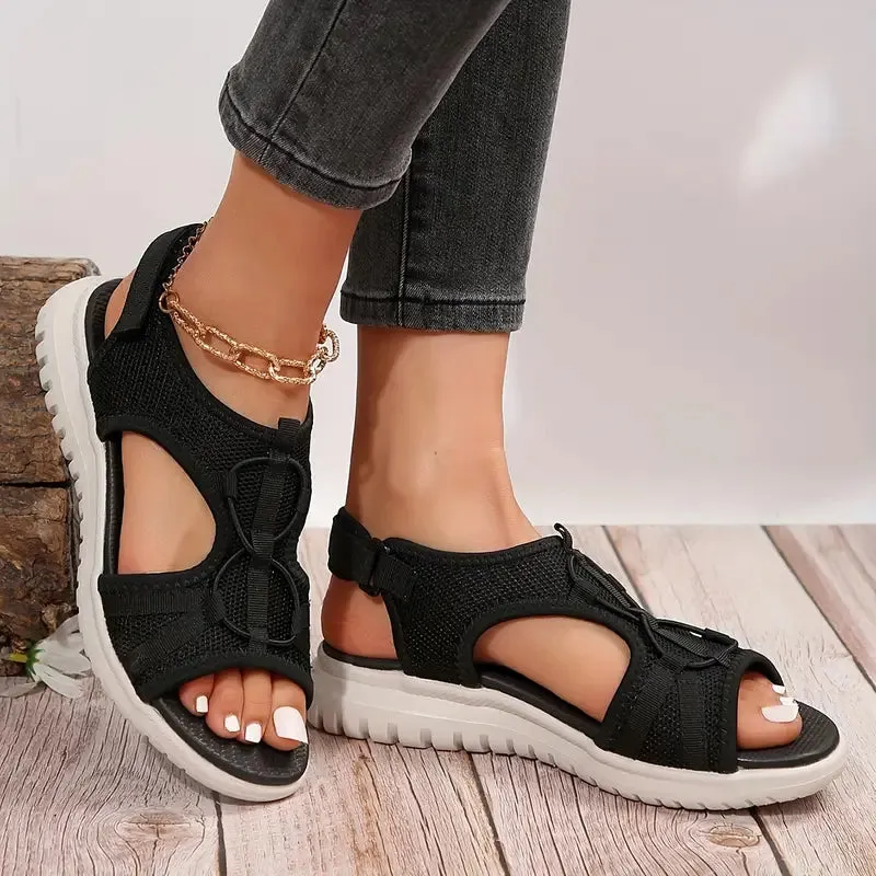 Orthopedic Wedge Open-toe, Slip-on Sandals