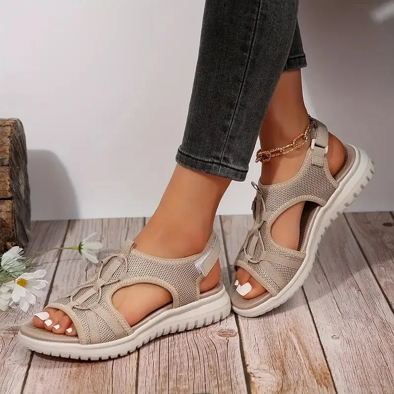 Orthopedic Wedge Open-toe, Slip-on Sandals