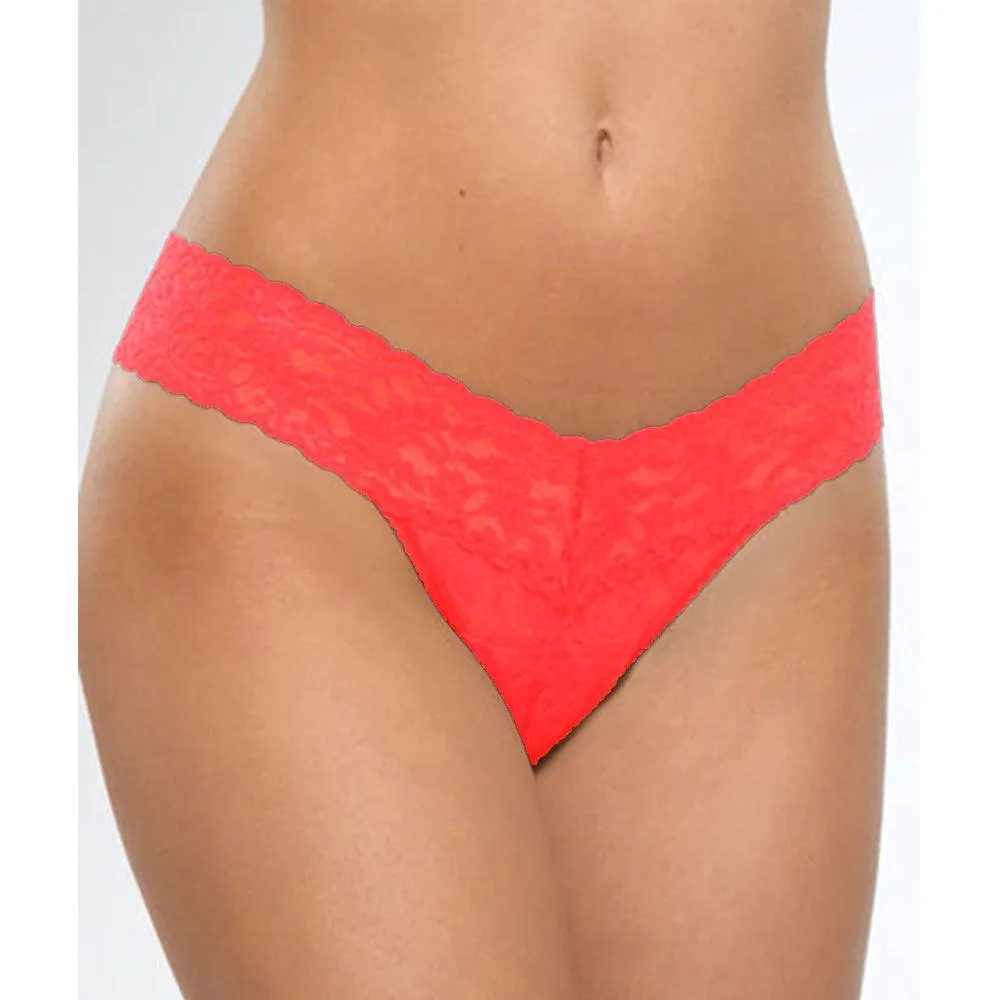 Pack of 2 Net Lace Panty - Cotton Jersey Panty - Mix Colours